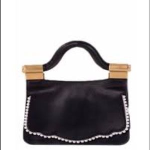 ThaleBlanc Audrey medium purse with pearl detail